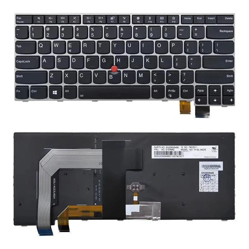 Keyboard for Lenovo Thinkpad S2 2nd Gen S2 3rd Gen/S2 4th 5TH/S2 T460 T470 GEN6  01YT100 01YT142 01ER882 Lenovo laptop repair parts