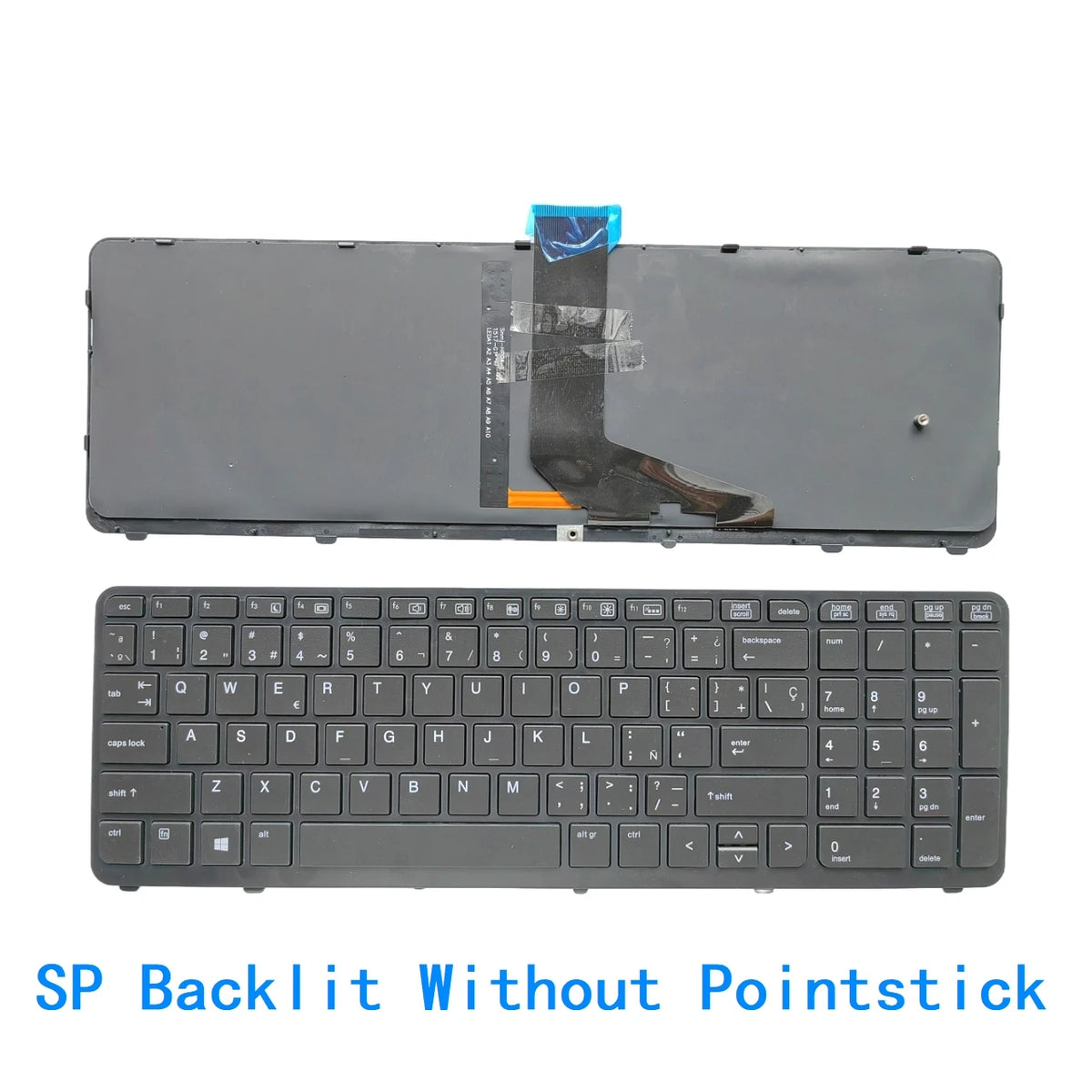 New US Spanish Arab Language  Backlit Keyboard For HP ZBOOK 15 G1 G2 ZBOOK 17 G1 G2 Notebook PC Replacement Keyboard  HP laptop repair parts