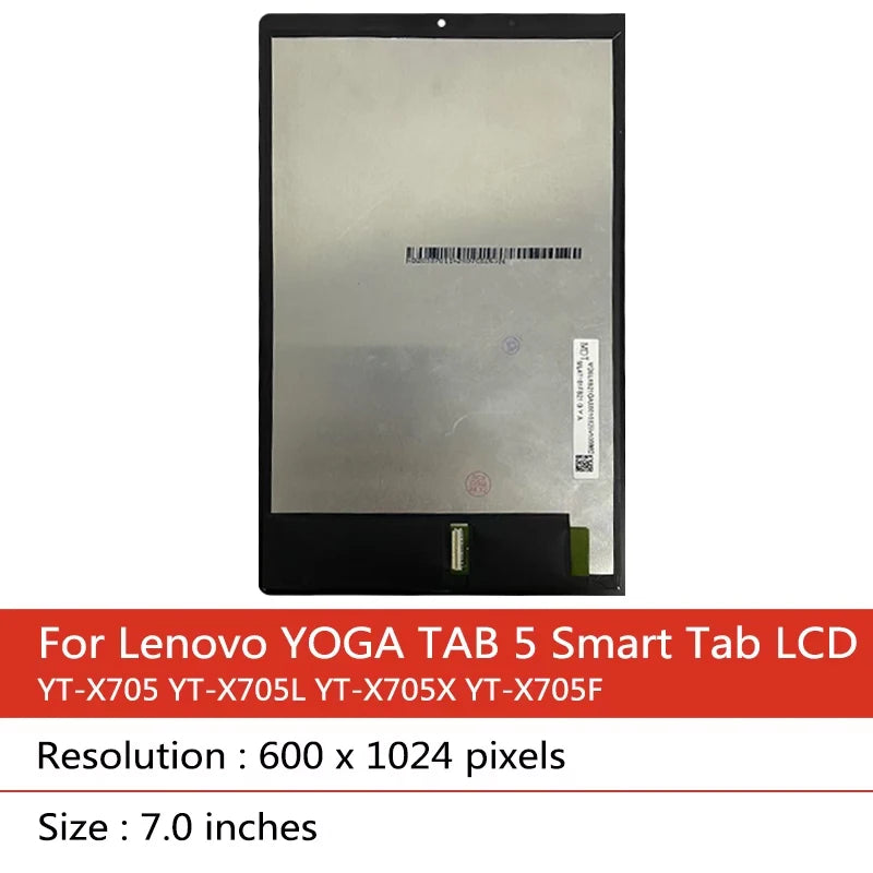 10.1''inch YT-X705 Display For Lenovo Yoga Tab 5 Smart Tab YT-X705L YT-X705X YT-X705F LCD Touch Screen Digitizer Assembly Panel Tablet repair parts