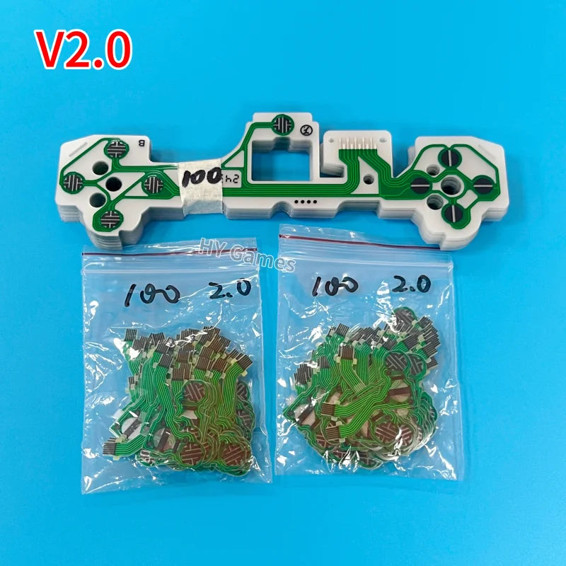 300pcs/lot Original New Conductive Film for PS5 Controller BDM 010 020 030 Flex Cable Button Ribbon Circuit Board Repair Part  Game console repair parts