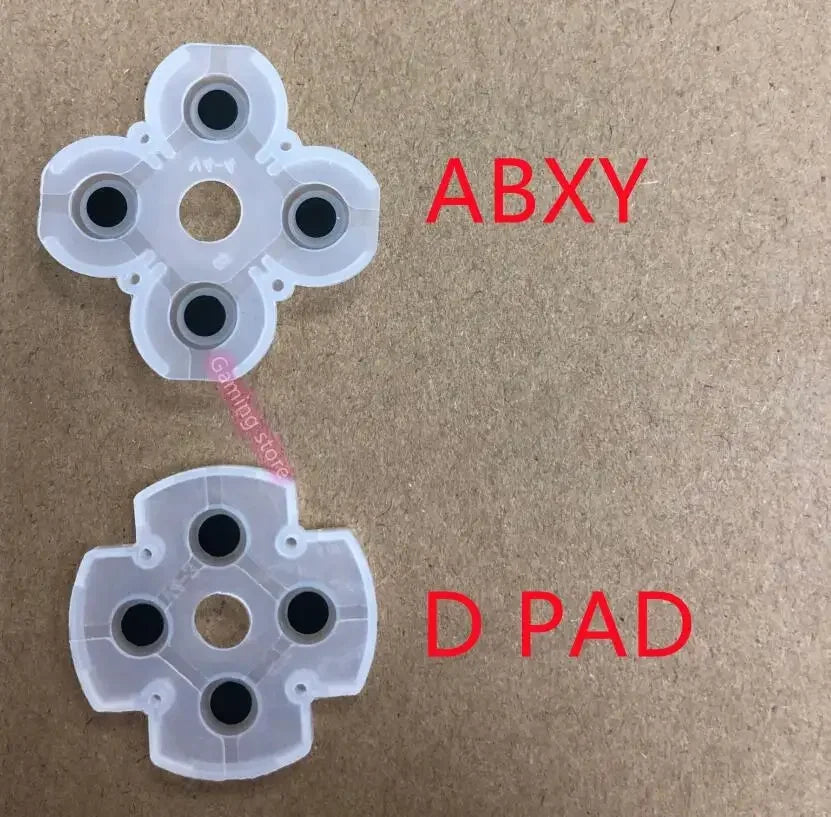 50PCS for Playstation 4 PS4 Game Controller JDM-050-055 030 040 001 011 Keypad Button ABXY D Pad Silicone Conductive Rubber Set  Game console repair parts