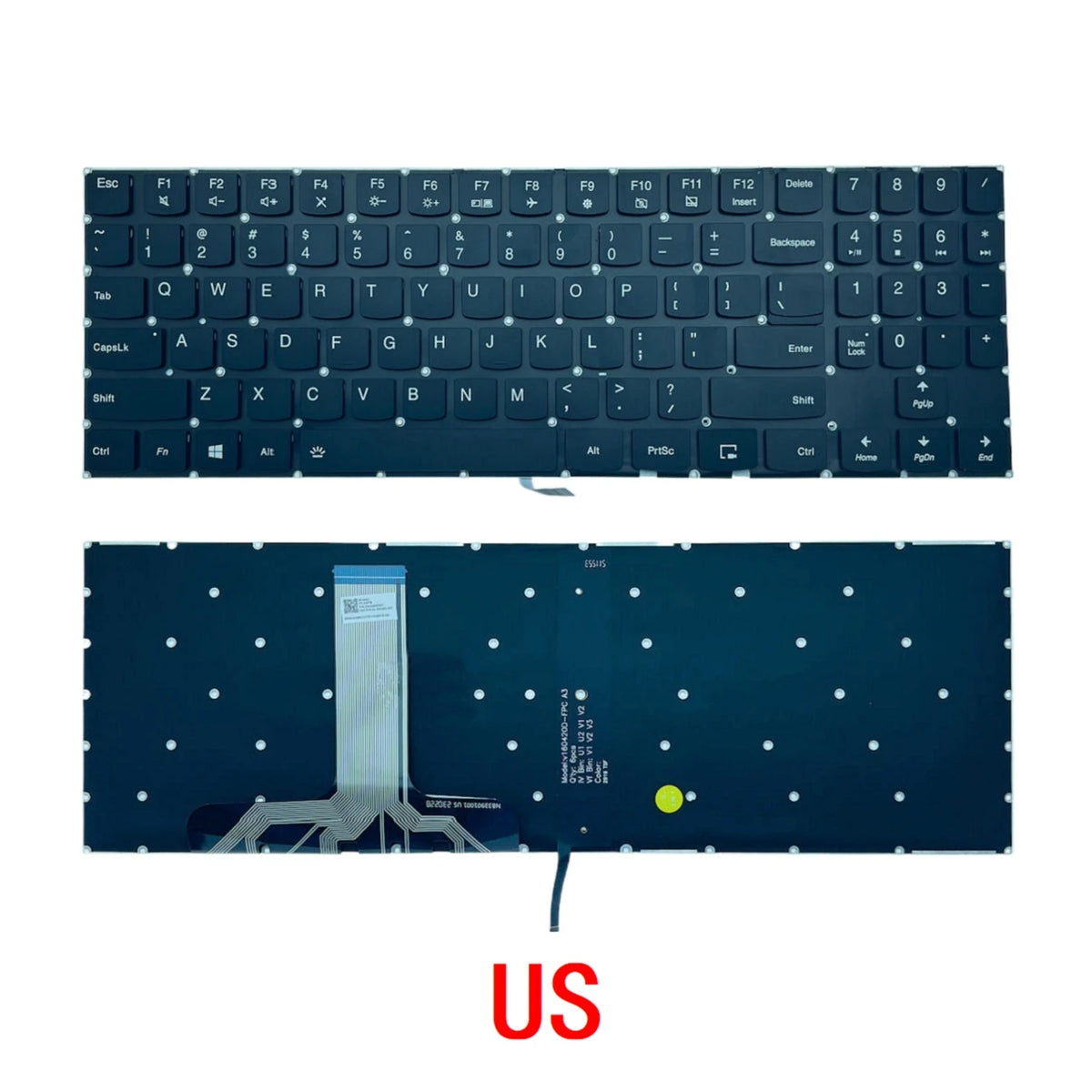 US Russian Spanish Brazil Backlit Keyboard For Lenovo Legion Y530 -15ICH Y7000P-1060 Y7000-2019 Y540-15IRH Y540-17IRH Y545-PG0 Lenovo laptop repair parts