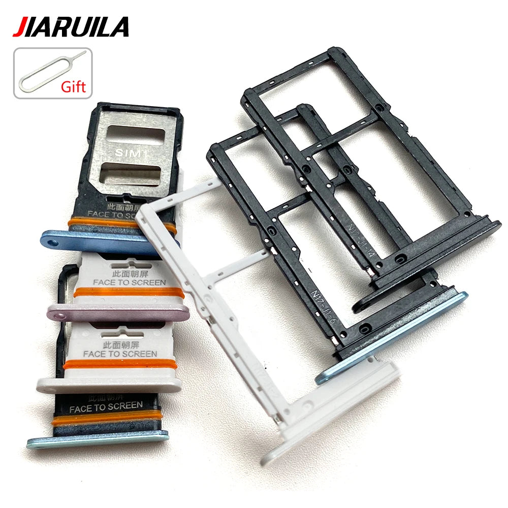 10Pcs, Micro Nano SIM Card Holder Tray Slot Holder Adapter Socket For Xiaomi Redmi Note 12 12s Pro Plus 4G 5G  Xiaomi  Xiao mi phone repair parts