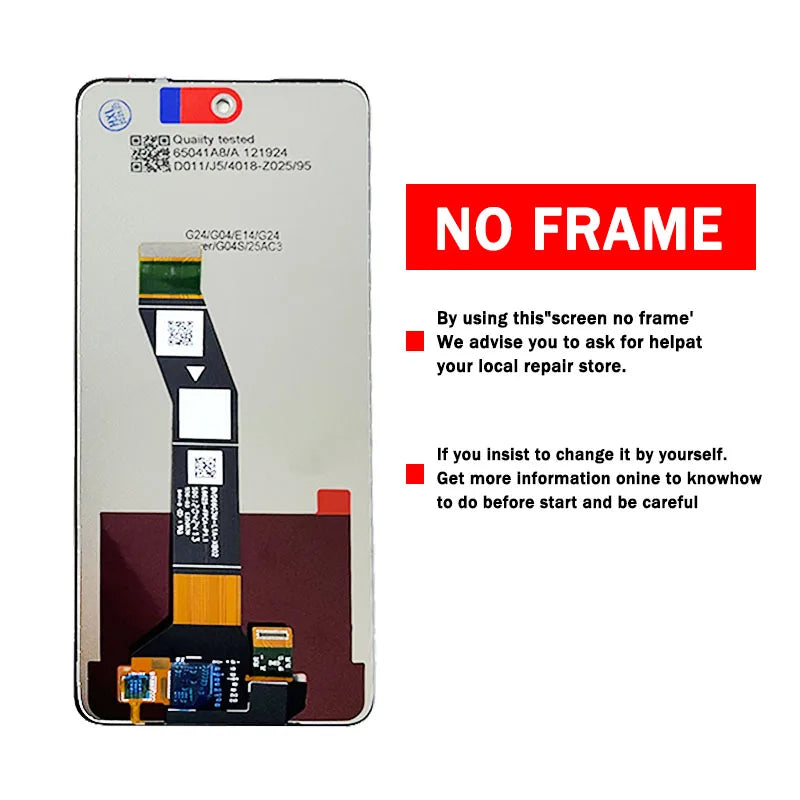 6.56“ IPS LCD For Motorola Moto G04s LCD Display Screen Touch Panel Digitizer For Moto G04s IPS LCD Frame Replacement Part Motorola phone repair parts