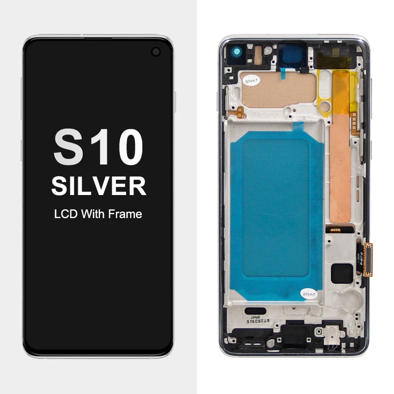 TFT with Frame For Samsung S10 Plus S10+ G975F Lcd Display Digital Touch Screen for Samsung S10 G973F Screen Replacement Parts Samsung phone repair parts