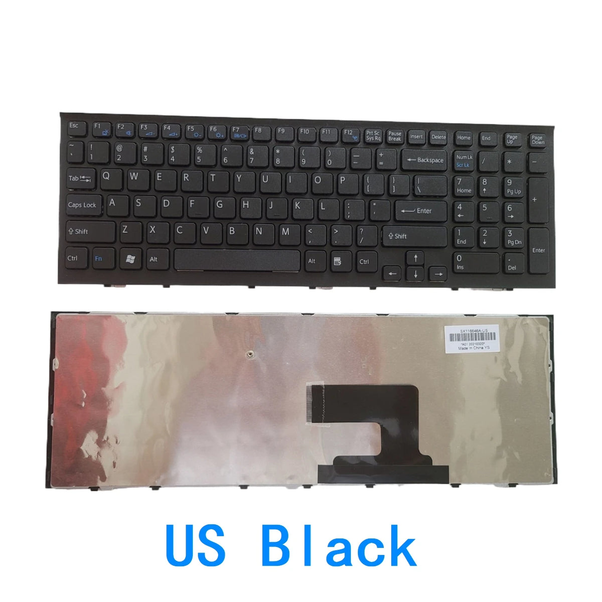 New US Spanish Brazil Language  Keyboard For Sony Vaio VPC-EH VPC EH Series PCG-71811L PCG-71811M PCG-71811W PCG-71911L SONY laptop repair parts