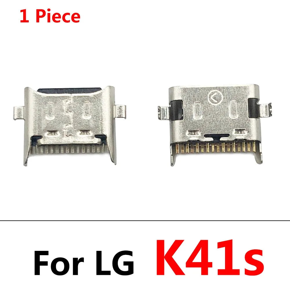 2Pcs, Charger Charging Connector USB Port Dock Connector For LG K9 K11 K4 K8 K12 Plus K50 K50s K41s K51 K51s k42 K52 K10 2017   LG phone repair parts