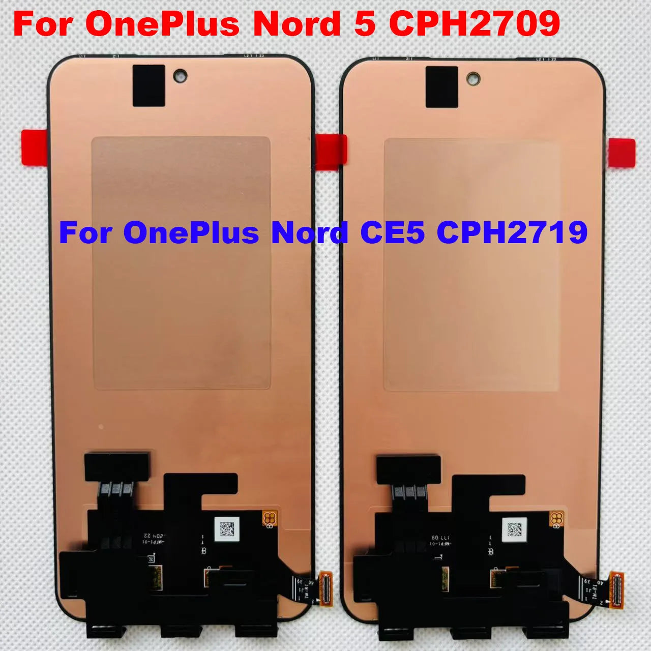 AMOLED Original New For OnePlus Nord 5 CPH2709 lcd display with touch screen digitizer Assembly for oneplus nord ce5 CPH2719 lcd  OnePlus phone repair parts