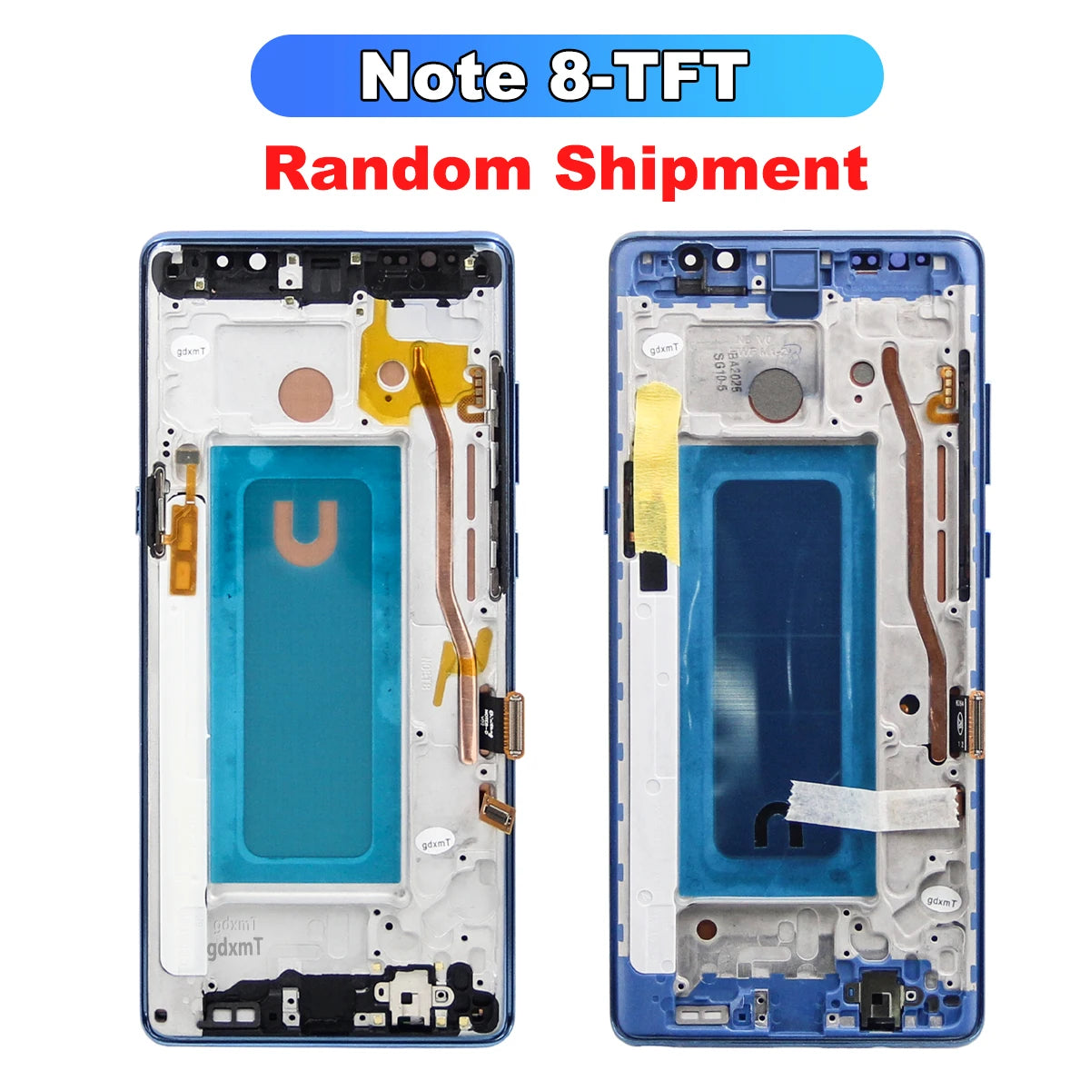 Note 8 LCD With Frame For Samsung Note8 N950F N950U N950W N950FD LCD Display Touch Screen Digitizer Assembly Display 100% Tested Samsung phone repair parts