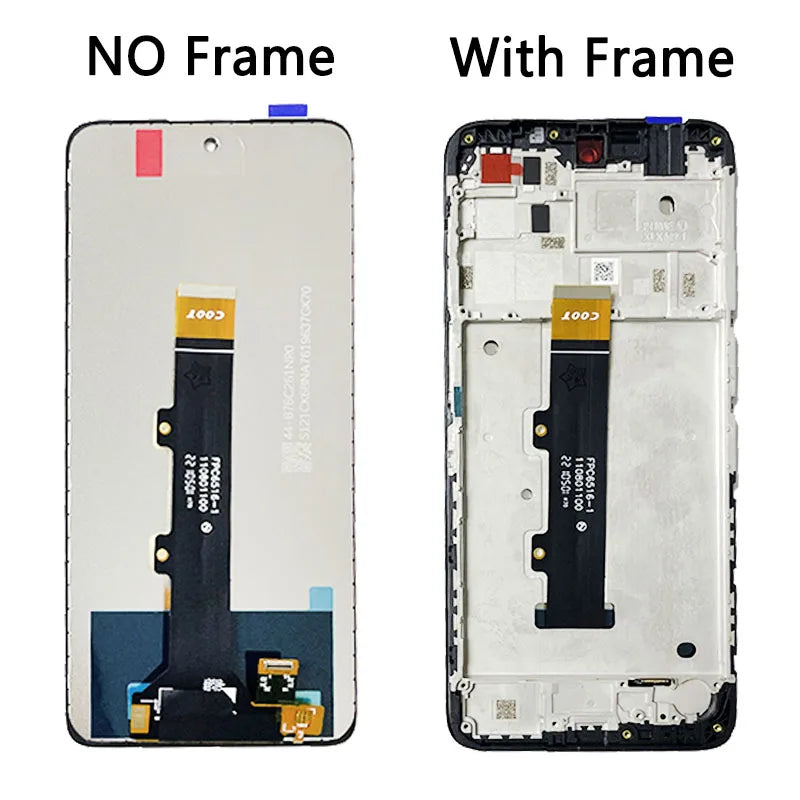 6.5"Tested G22 Display For Motorola Moto G22 LCD XT2231-2 Display With Frame Touch Screen Digitizer Assembly Replacement Motorola phone repair parts