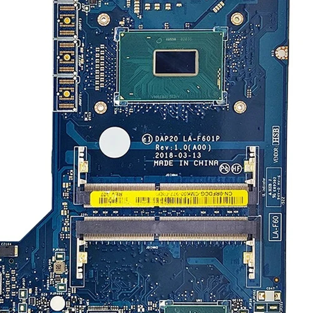 LA-F601P Laptop Motherboard For Dell Precision 7730 M7730 With CPU i5-8300H i7-8750H i9-8950H CN-01DY8W 0V490F 100% Test Dell laptop repair parts