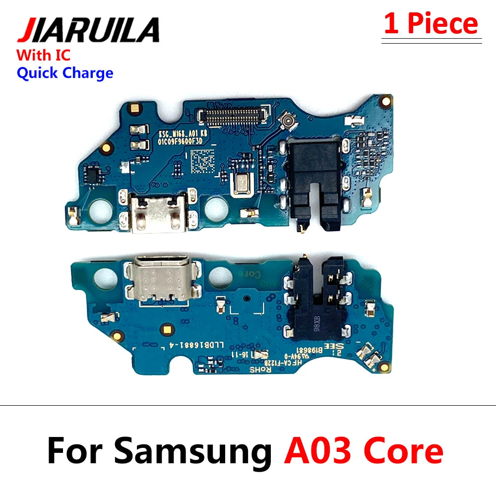 USB Charger Charging Board Dock Port Connector Flex Cable For Samsung A12 A02 A02s A03s A03 Core A13 A22 A32 A33 A53 A04 4G 5G Samsung phone repair parts