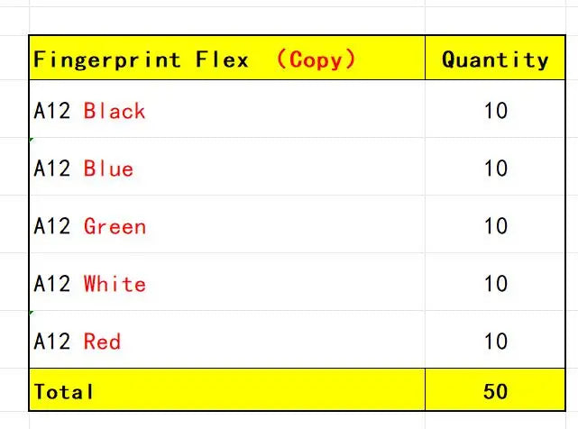 50Pcs/Lot, Fingerprint Sensor Home Return Key Menu Button Flex Ribbon Cable For Samsung A12 A125 A125F Samsung phone repair parts