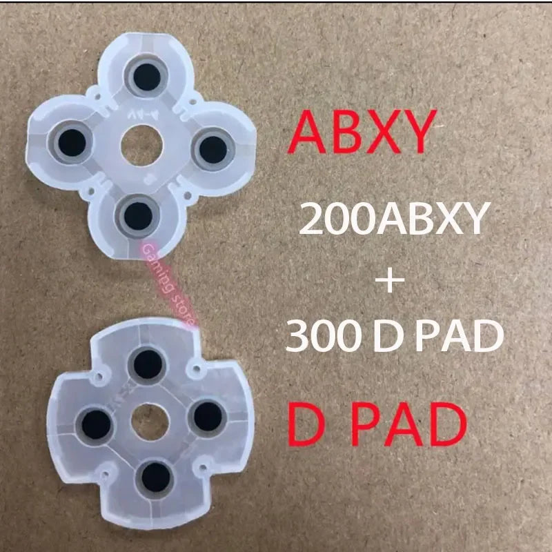 500pcs for Playstation 4 PS4 game Controller JDM-050-055 030 040 001 011 keypad button ABXY D Pad Silicone conductive Rubber se Game console repair parts