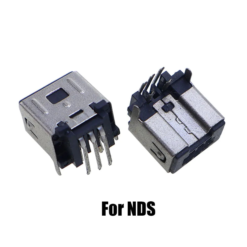 2pcs For NDS NDSL NDSi XL Power Socket Charging Port For GBA GBASP Link Connector For Switch / Lite / Oled / Pro NS Console Game console repair parts