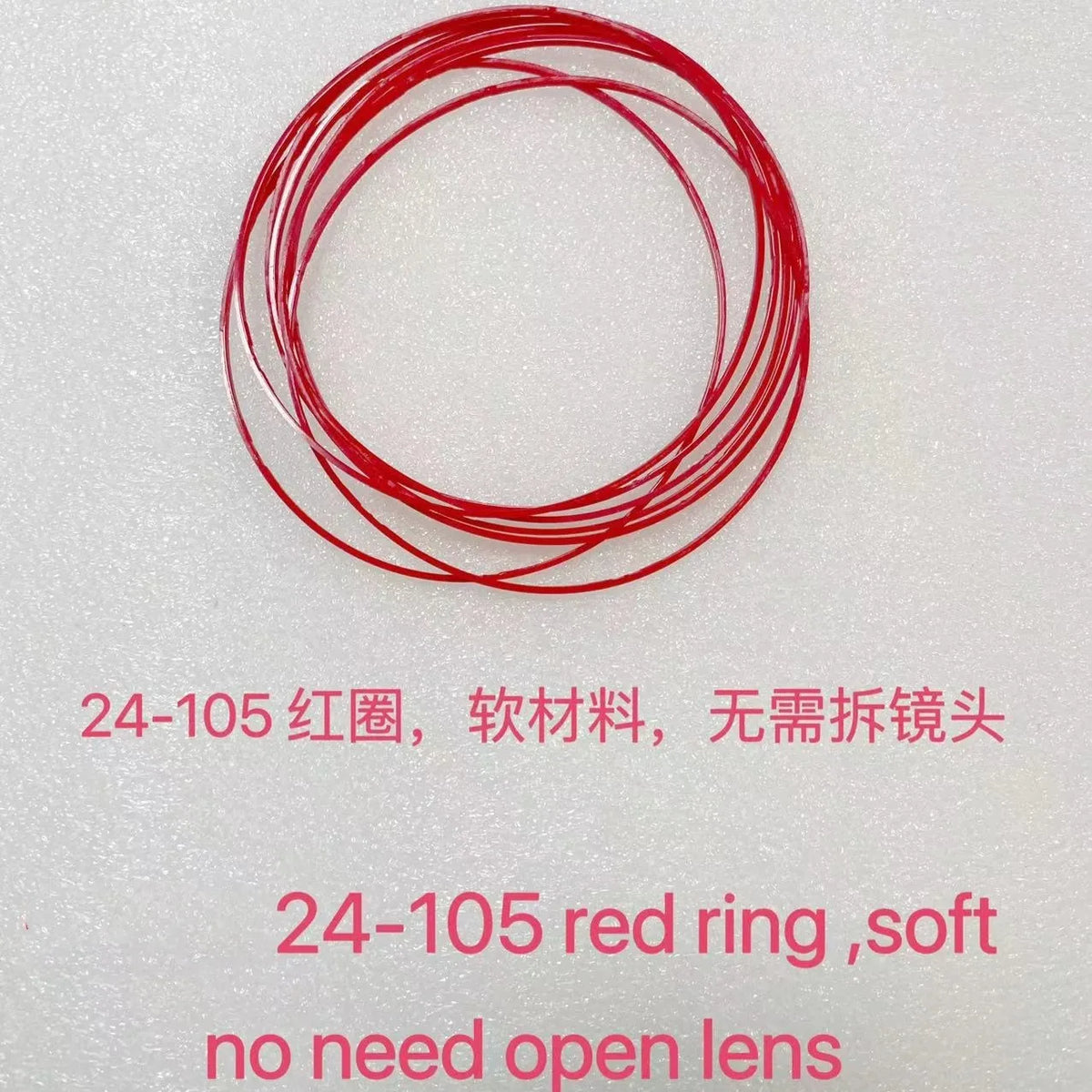 New lens front barrel ring lens focus barrel red ring for Canon 24-105 I 24-70 II (no need open lens) Digital Camera repair parts