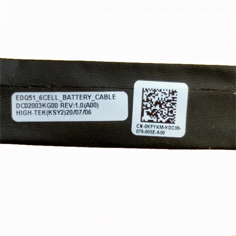 NEW ORIGINAL LAPTOP Battery Cable For Dell Alienware Awma15 R2 M15/17 R2 0KFYKM Dell laptop repair parts