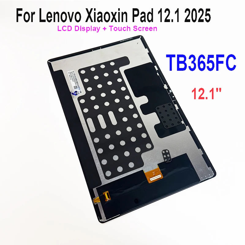 Tablet LCD For Lenovo Xiaoxin Pad 12.1 2025 TB365FC LCD Display Touch Screen Digitizer Full Assembly Lenovo tablet repair parts