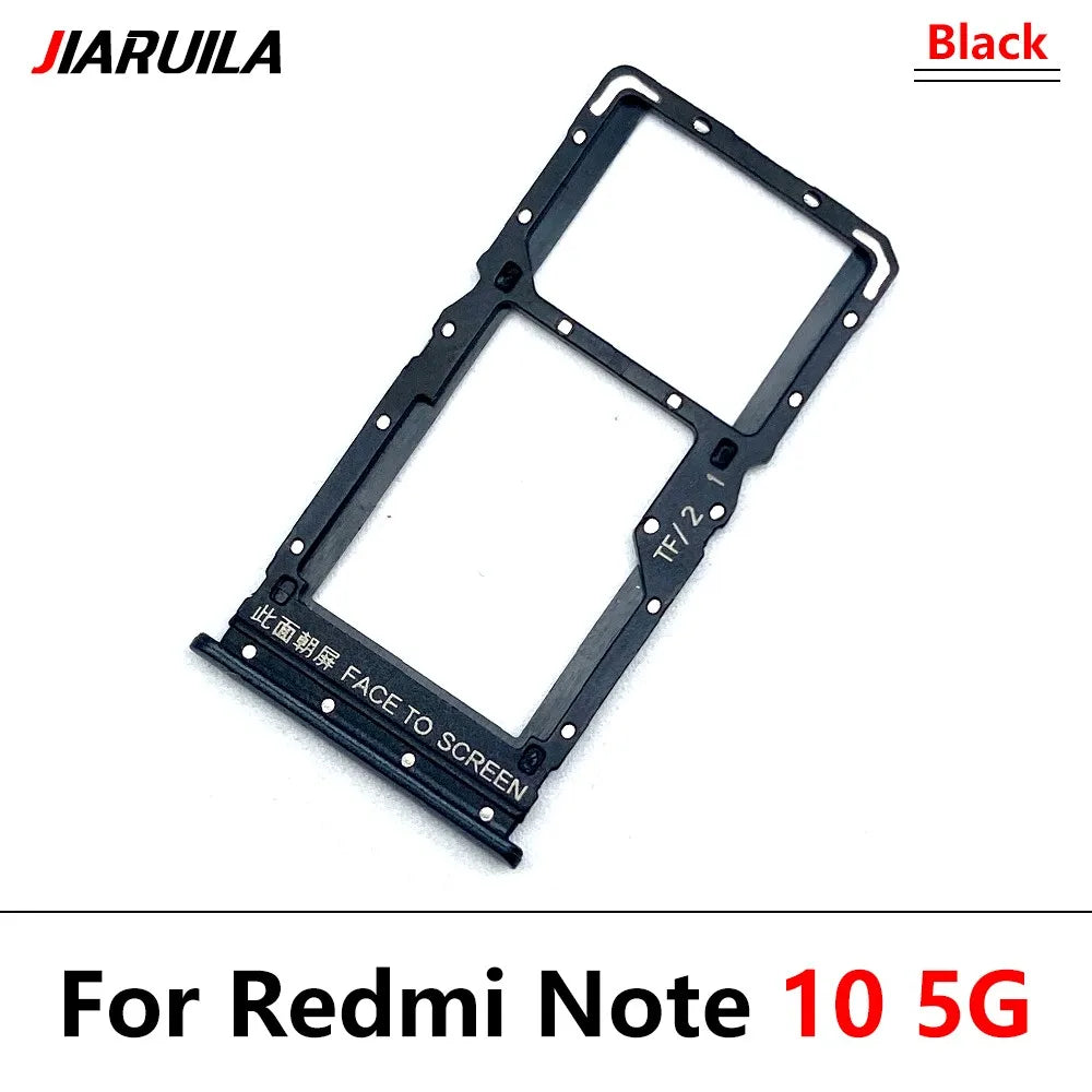 New SiM Card Tray For Xiaomi Redmi Note 10 10s Pro 5G SIM Card Slot SD Card Holder Adapter Replacement Parts  Xiaomi  Xiao mi phone repair parts