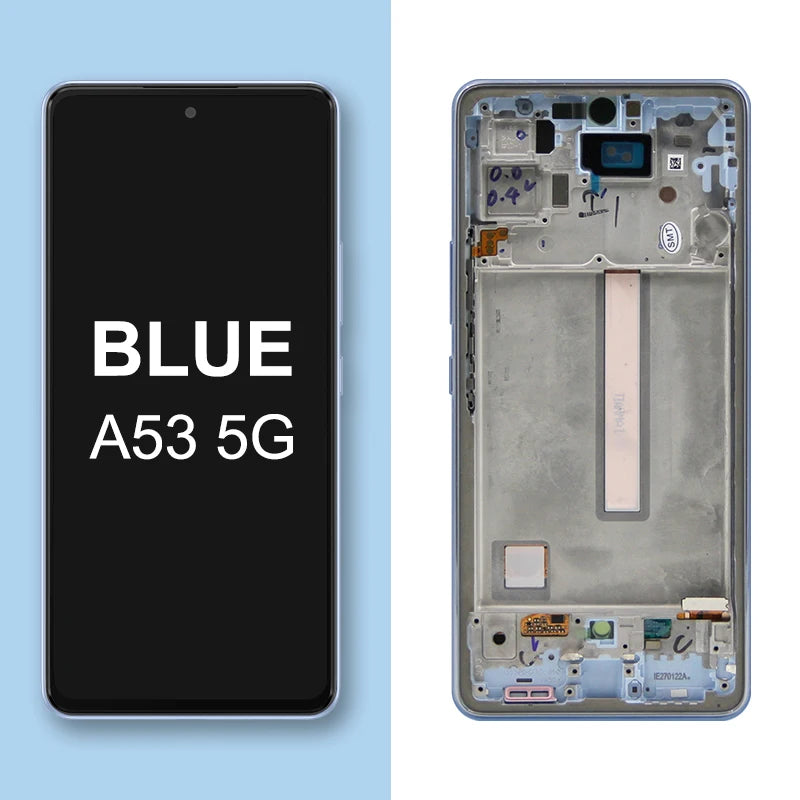 6.5'' tft A53 5G Screen Replacement, for Samsung Galaxy A53 5G A536 A536B A5360 Lcd Display Digital Touch Screen with Frame Samsung phone repair parts