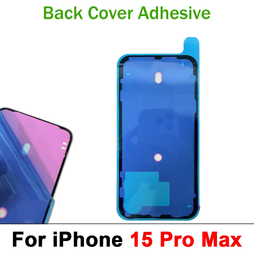 Back Cover Side Waterproof Seal Sticker For iPhone 15 16 17 Pro Max 15 Plus Air Front LCD Adhesive Seal Tape Glue Repair Sticker iPhone phone repair parts