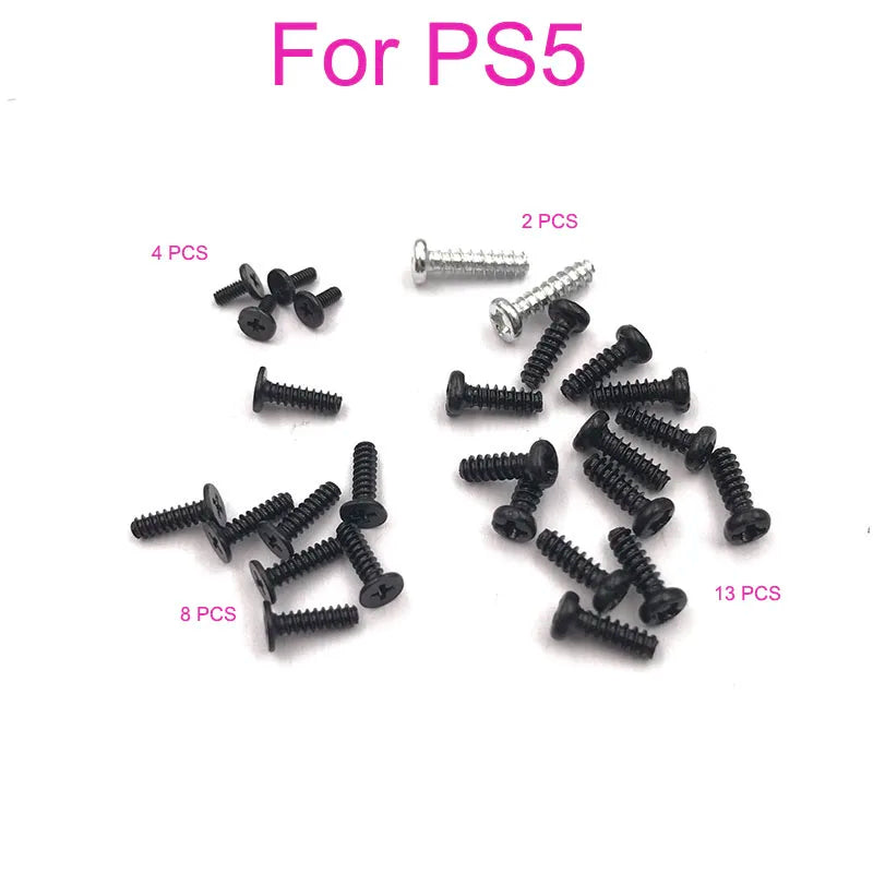 1Set Handle Full Set Screw For Sony PS5 PlayStation Dualshock 5 DS5 Controller Replacement Screws Kit Game console repair parts