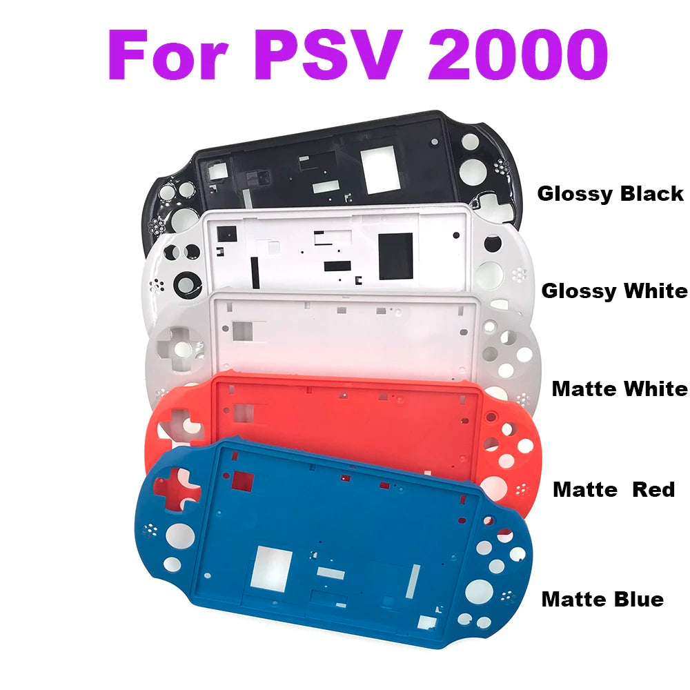 For PSVita 2000 PSV 2000 Game Console Housing Front Cover Case Faceplate Case Replacement Parts Game console repair parts