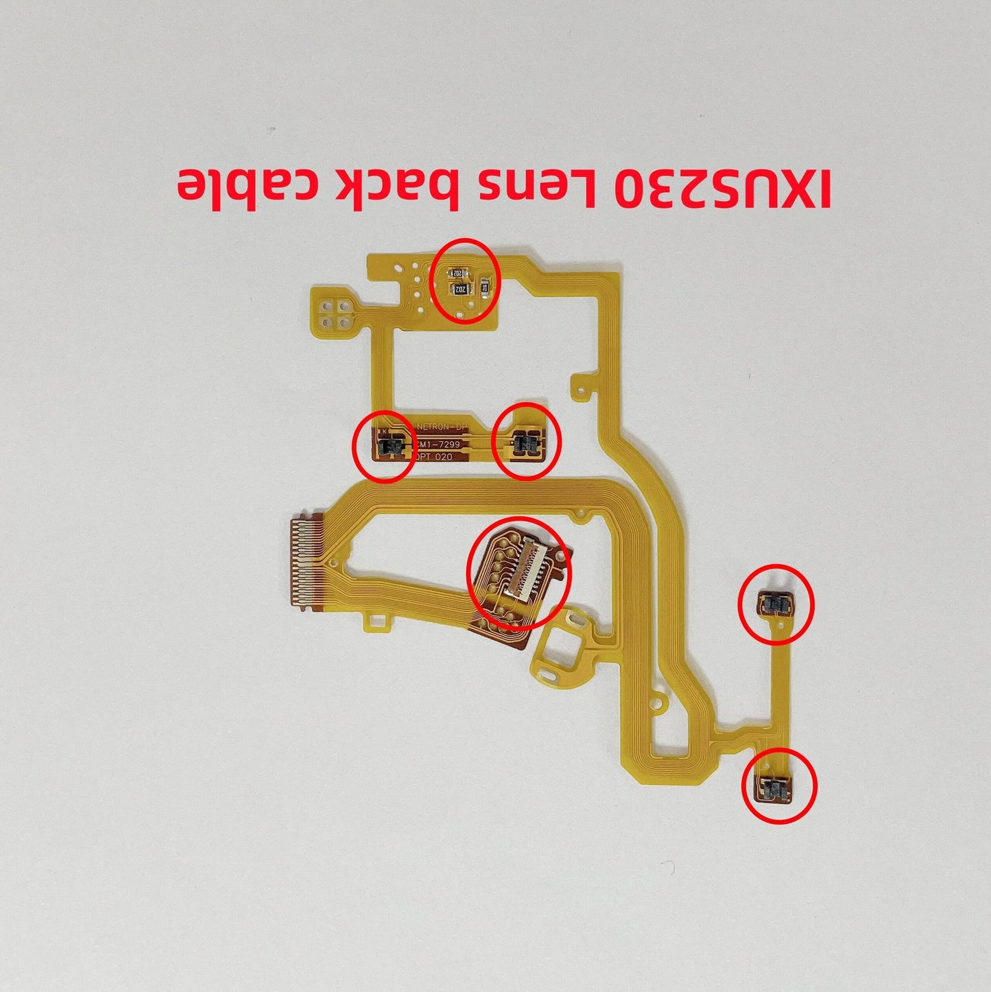 New IXUS230 Lens Back Flex Cable with Sensor for Canon IXUS230 Camera Repair Parts Digital Camera repair parts