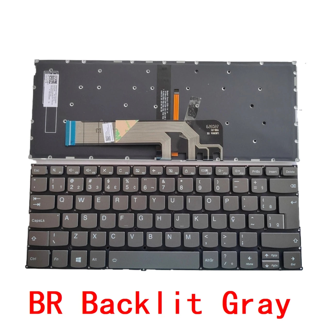 New US Russian Spanish Arab Brazil Portuguese Backlit Keyboard For Lenovo YOGA 530-14ARR 530-14IKB 730-13 730-15IKB/730-15IWL Lenovo laptop repair parts