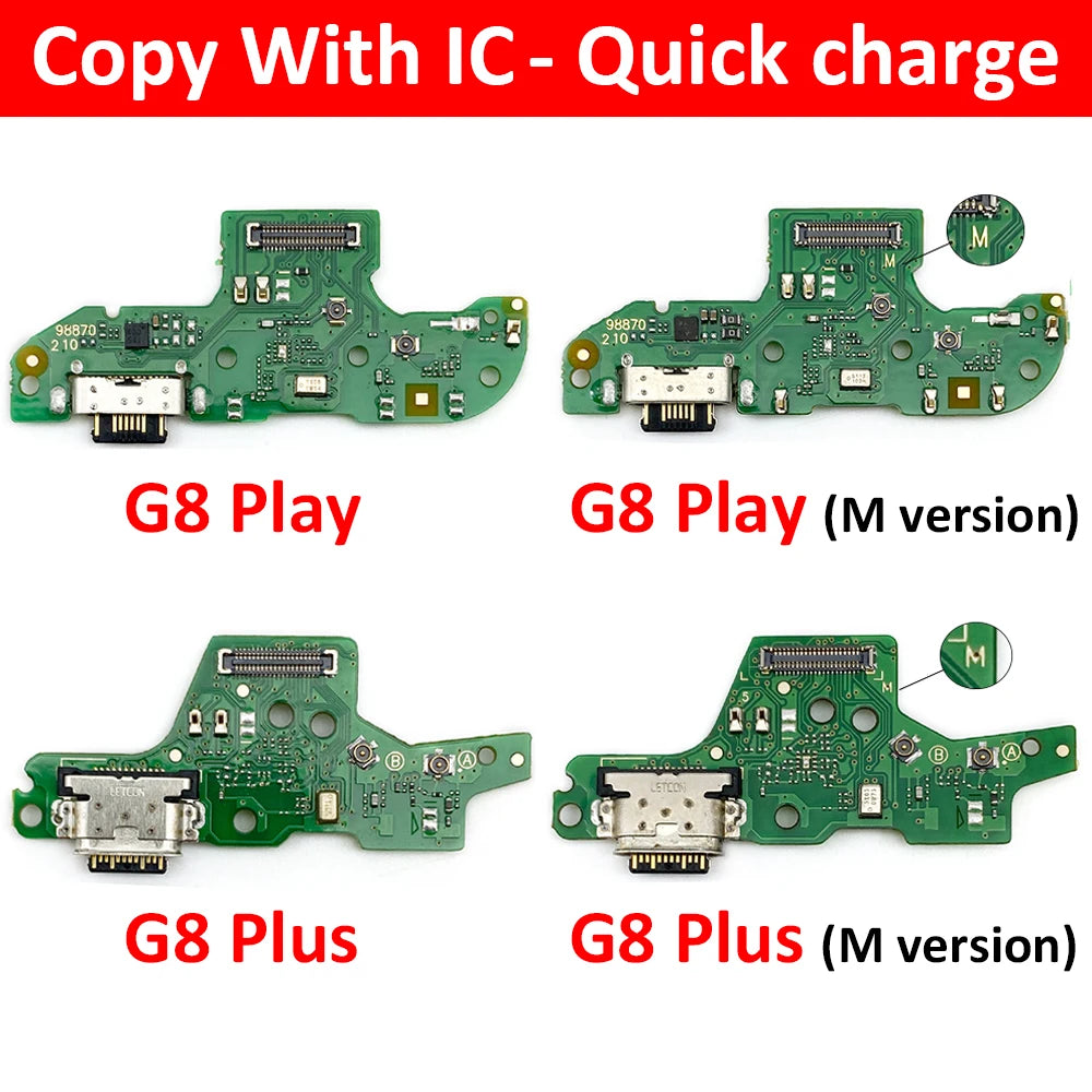 USB Charger Board PCB Flex For Motorola Moto G8 Plus Play Power Lite USB Port Connector Dock Charging Flex Cable Motorola phone repair parts