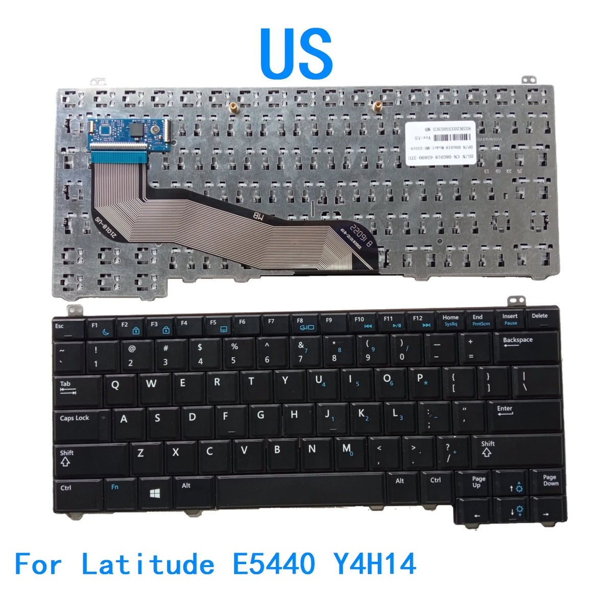 New US Japan Laptop Backlit Keyboard For Dell Latitude E5440 Y4H14 Notebook PC ReplacementDell laptop repair parts