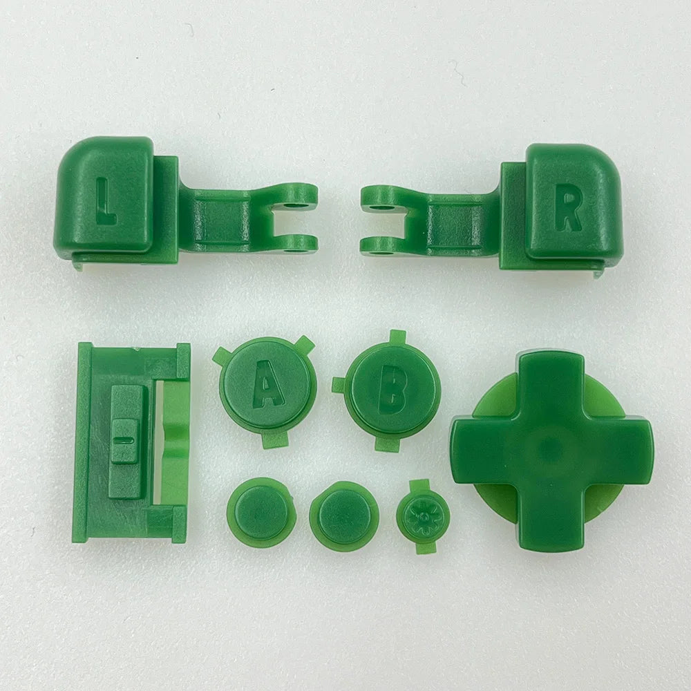 1-5sets Replacement Clear A B, L R, D-PAD Buttons for Nintendo Gameboy Advance SP GBA SP Game console repair parts