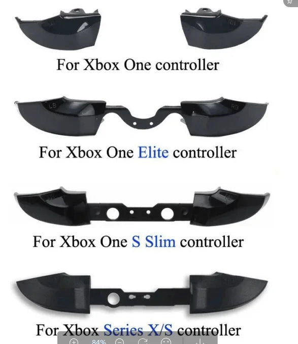 50pcs/lot for Xbox One Elite Slim Series S X Game Controller Joystick LB RB Button Bumper Trigger Stick Replacement Game console repair parts