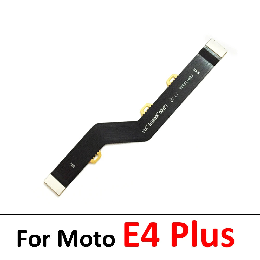 10Pcs，Mainboard For Motorola Moto E4 E5 Play Go E6 E7 Plus E 2020 Motherboard Main Board Connector Flex Cable Parts Motorola phone repair parts