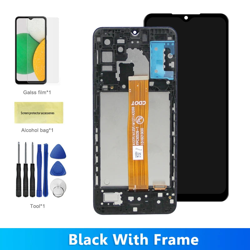 A32 5G Display Screen Replacement, for Samsung Galaxy A32 5G A326 A326U Lcd Display Touch Screen Digitzer Assembly With Frame Samsung phone repair parts