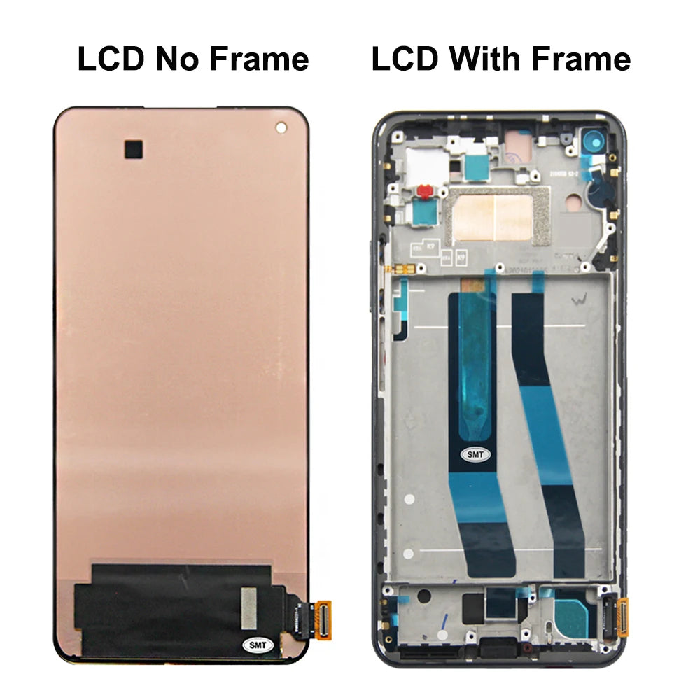 Mi 11 Lite 5G NE Screen, for Xiaomi 11 Lite 5G NE 2109119DG Lcd Display Digital Touch Screen with Frame for Xiaomi 11 Lite NE 5G Xiaomi phone repair parts