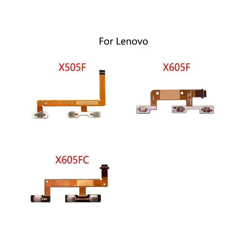 Power Button Switch Volume Mute Button On / Off Flex Cable For Lenovo Tab M10 TB-X505F X505N/L X505F X605M X605F X605LC X605FC Lenovo Tablet repair parts