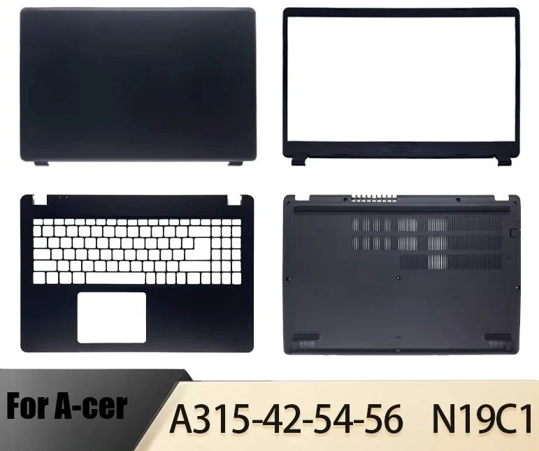 Cover Case for Acer A315-42 54 56 EX215-51G N19C1 LCD top back housing cover bezel frame bottom case hinge upper palmrest Shell