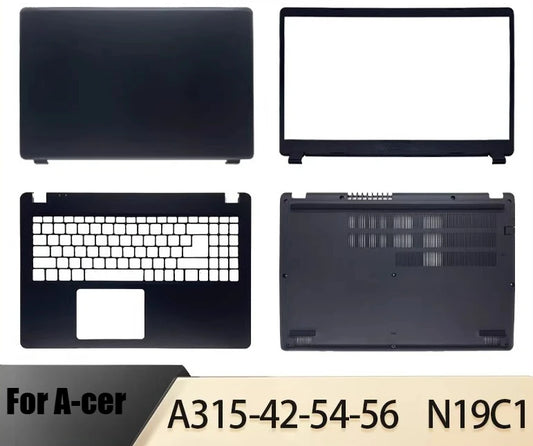Cover Case for Acer A315-42 54 56 EX215-51G N19C1 LCD top back housing cover bezel frame bottom case hinge upper palmrest Shell