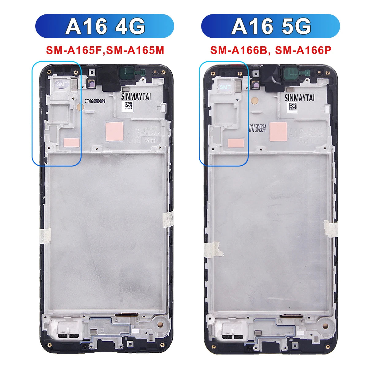 6.7" Super AMOLED For Samsung A16 4G A165F A165M Display Touch Screen Digitizer 90Hz For Samsung A16 5G A166B A166E A166P LCD Samsung phone repair parts