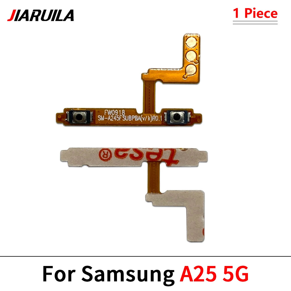 New For Samsung A05 A05s A06 A06s A15 A25 A35 A55 A16 4G 5G Power Switch On Off Button Volume Key Button Flex Cable Samsung phone repair parts