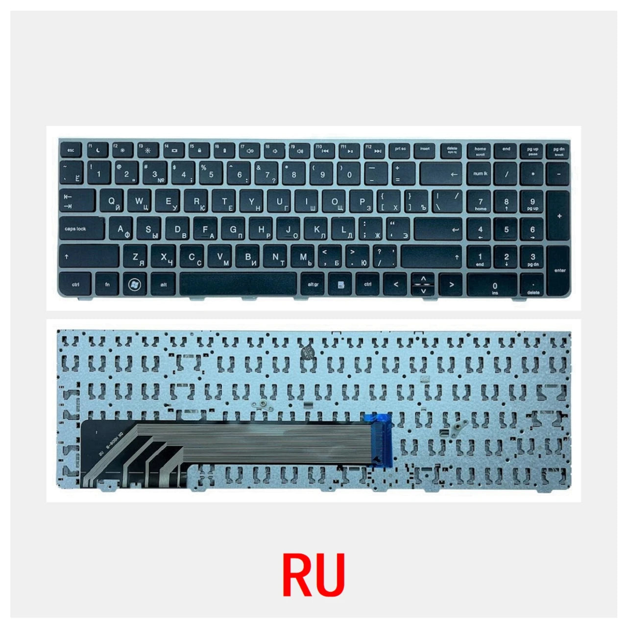 New US Russian Spanish Arab Portuguese Laptop Keyboard For HP PROBOOK 4530 4530S 4730 4730S 4535S 4735S 638179-251 HP laptop repair parts