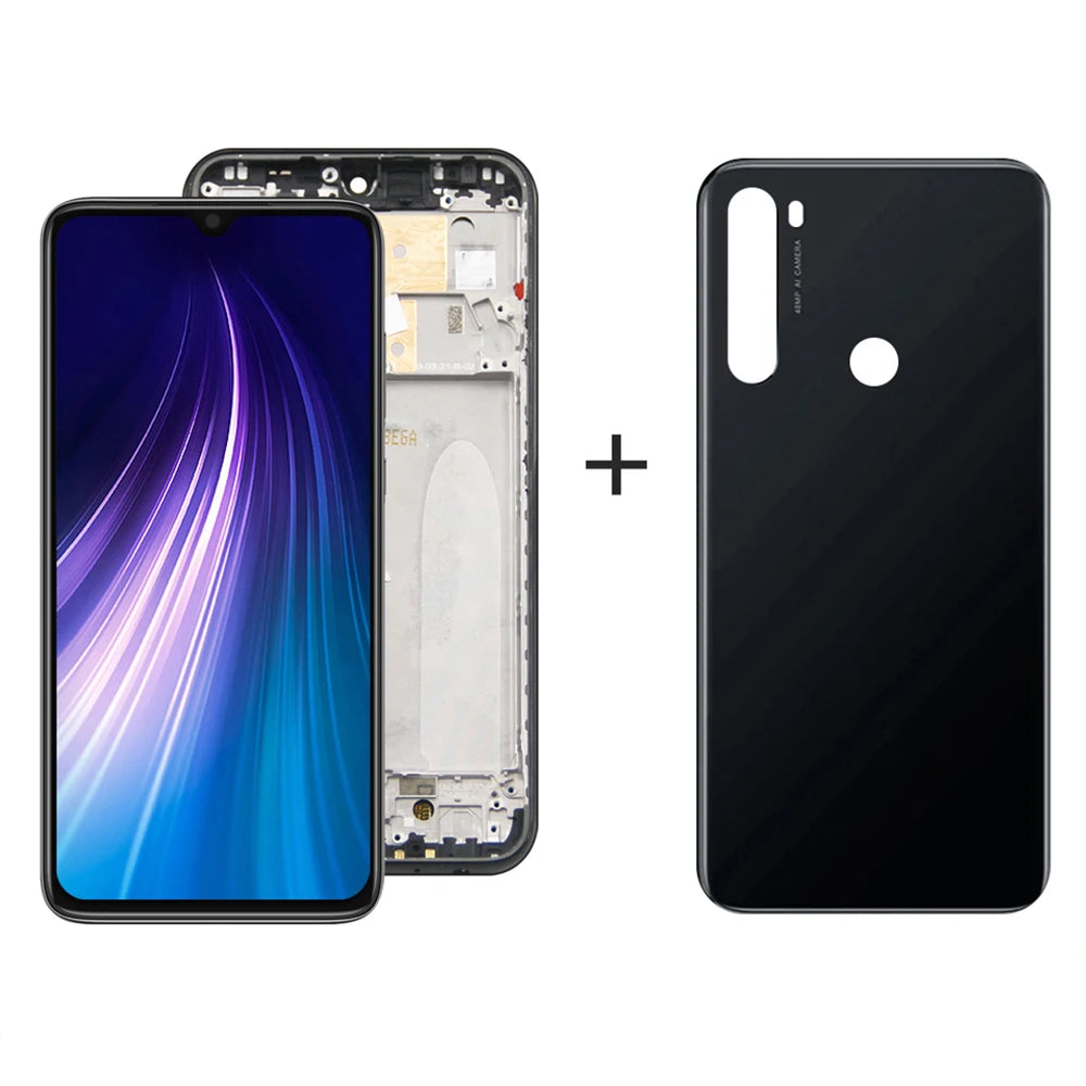 Screen for Xiaomi Redmi Note 8 M1908C3JH M1908C3JG Lcd Display Digital Touch Screen with Frame for Redmi Note 8 Replacement Xiaomi phone repair parts