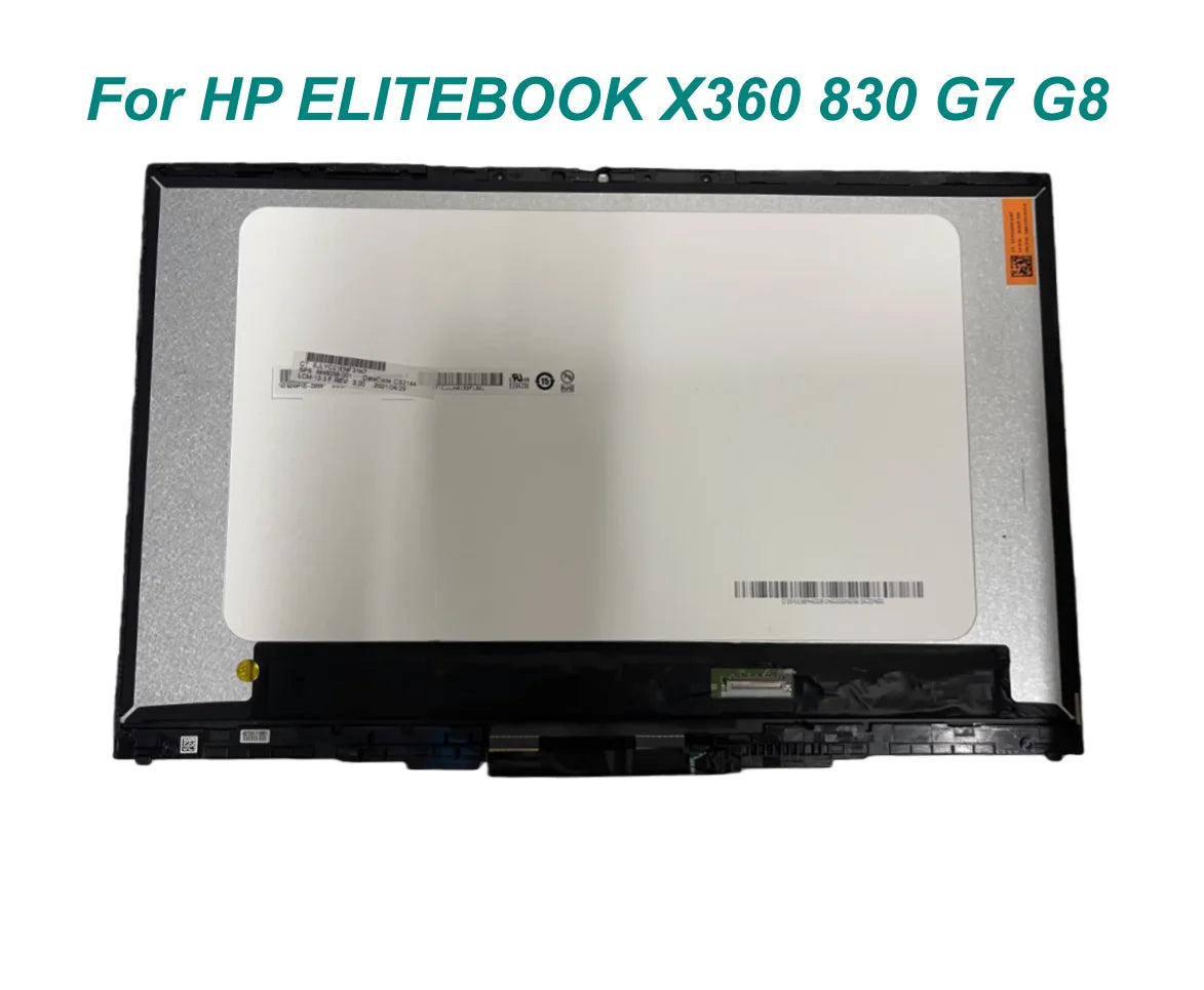 13.3 Inch For HP Elitebook x360 830 G7 G8 LCD Touch Screen Display Assembly Replacement Panel 1920x1080 FHD HP laptop repair parts
