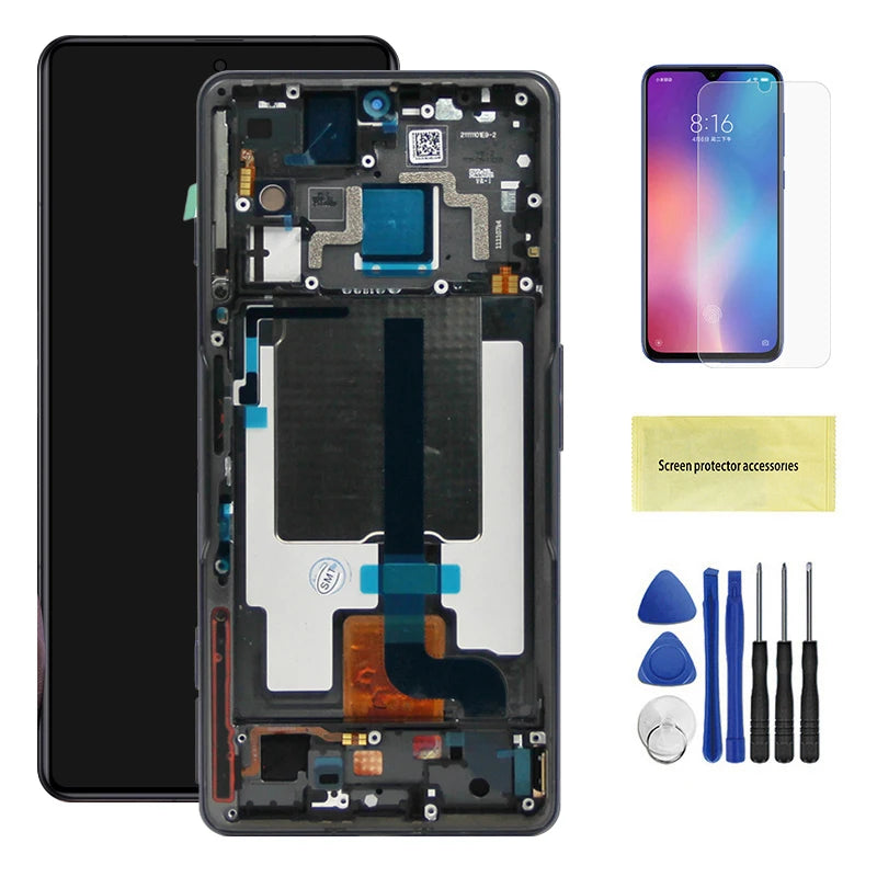 Poco F4 GT Display Screen Replacement, for Xiaomi Poco F4 GT 21121210G Lcd Display Touch Screen with Frame Digitizer Assembly Xiaomi phone repair parts