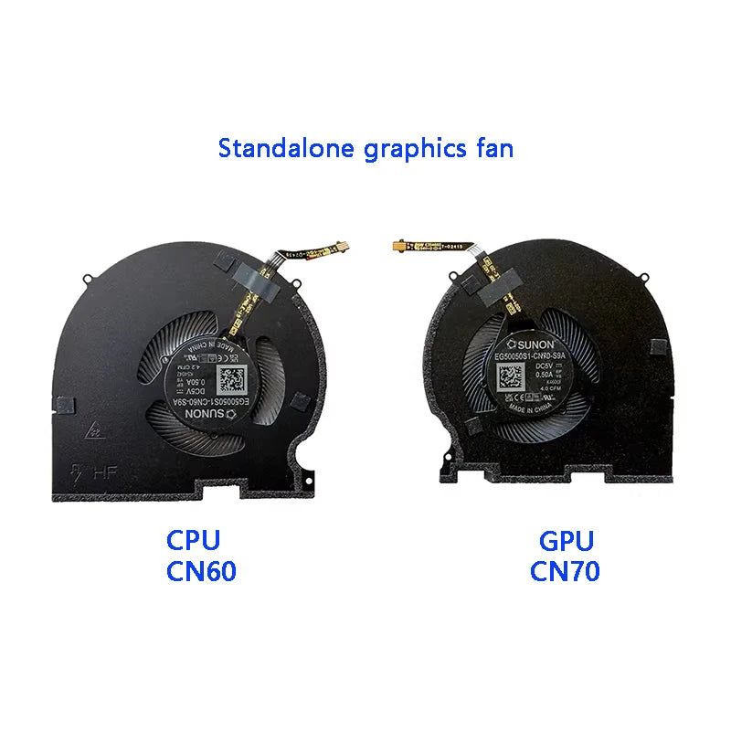 New Original Laptop CPU GPU Cooling Fan For DELL XPS 14 9440 0256J1 091DY0 Dell laptop repair parts