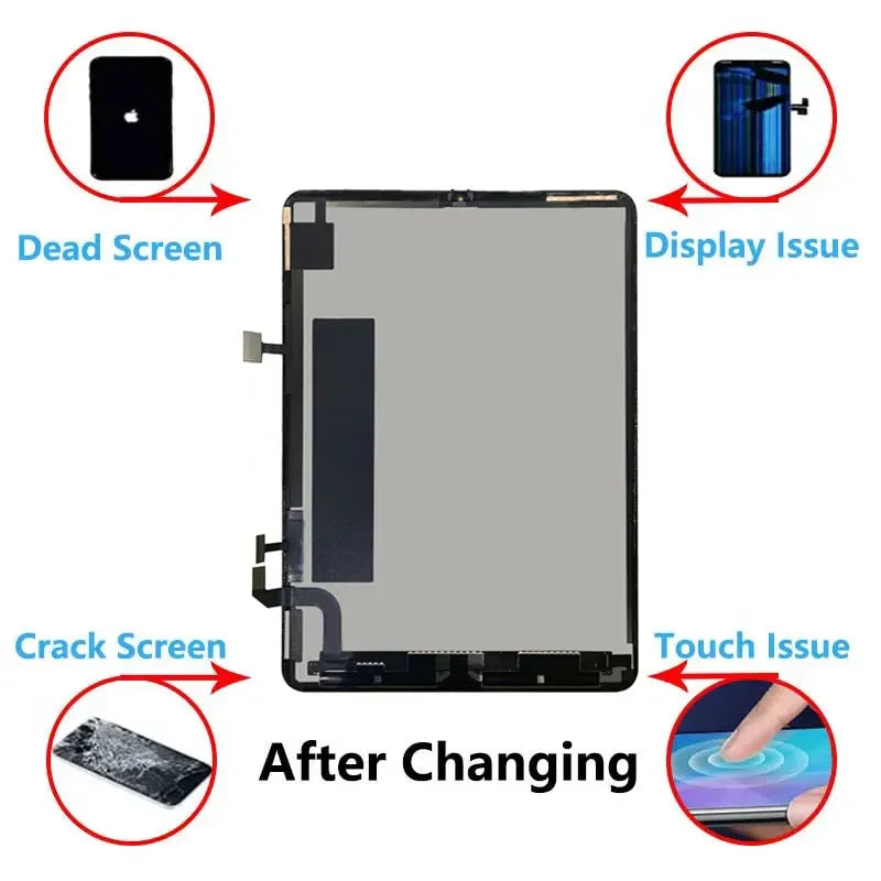 OEM LCD For Apple iPad Air 1 2 3 4 2019 2020 A2324 A1474 A1566 A2123 A2072 Touch Screen Digitizer Glass Assembly Replacement  iPad repair parts