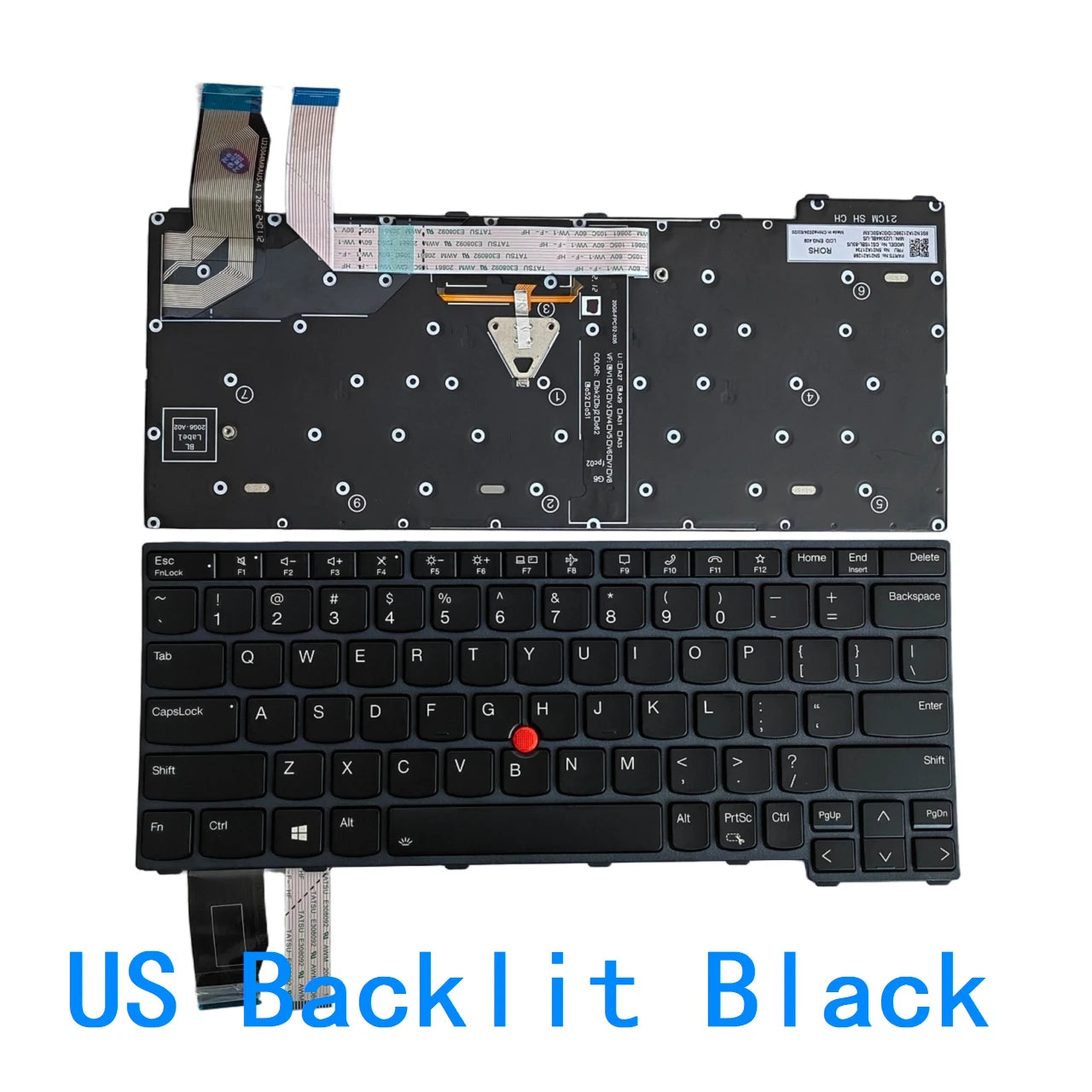 New US Language  Backlit Keyboard For Lenovo Thinkpad X13 GEN2 / L13 GEN2 Notebook PC Replacement Keyboard SN20S13554 Lenovo laptop repair parts