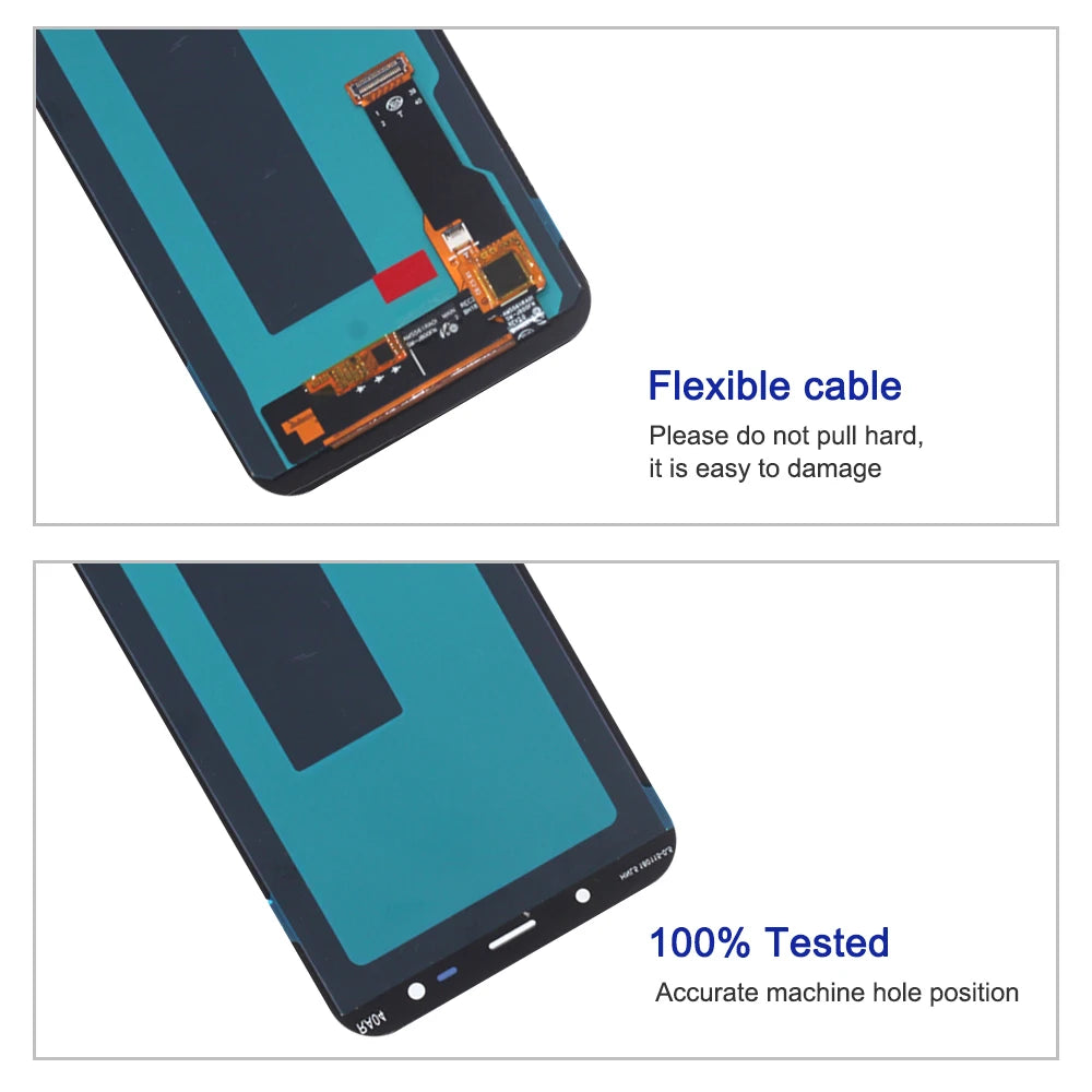 AMOLED J600 Display Screen, for Samsung Galaxy J6 J600 J600F J600G J600FN J600L Lcd Display Touch Screen Digitizer Assembly Samsung phone repair parts