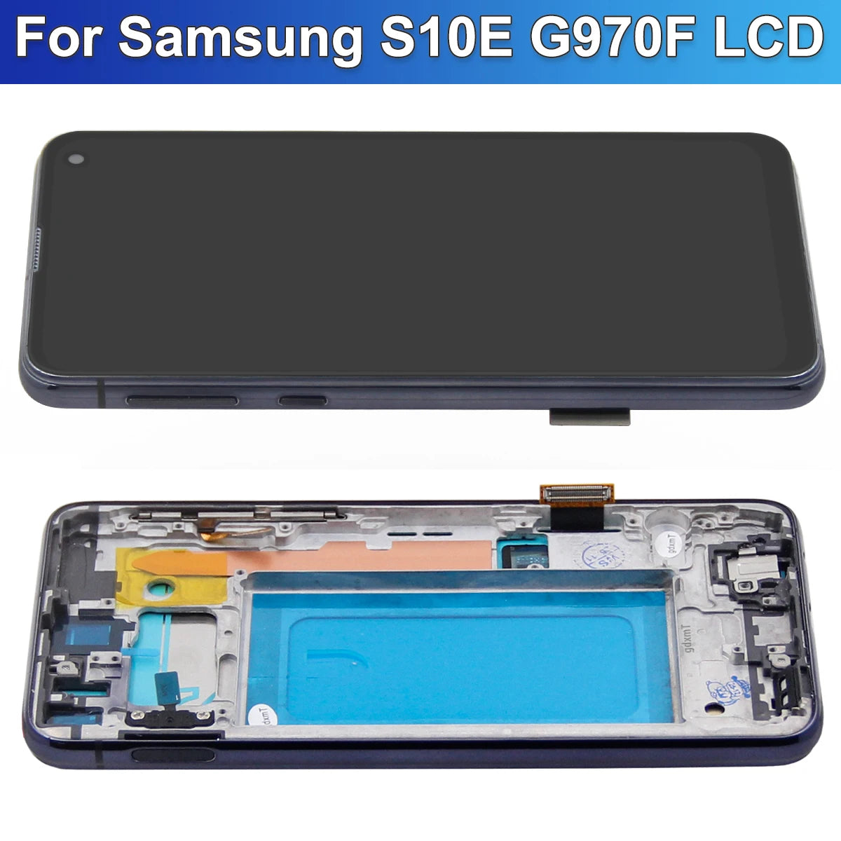 TFT LCD For Samsung S10E Display Touch Screen For Samsung S10E G970 G970F LCD Digitizer Assembly Replacement With Frame ﻿ Samsung phone repair parts